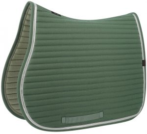 EQUITHEME - Tapis de selle "Spring" Vert foncé