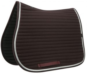 EQUITHEME - Tapis de selle "Spring" Bordeaux
