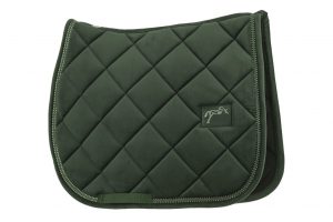 PENELOPE - Tapis de selle "New strass" Vert foncé