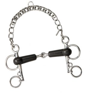 FEELING - Mors Pelham Brisé Caoutchouc / Inox