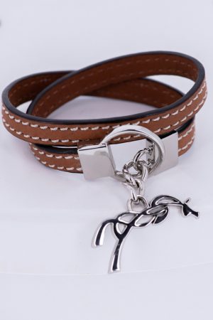 PENELOPE - Bracelet "Signature" Cognac