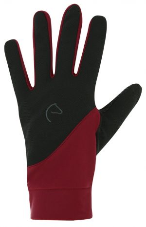 EQUITHEME - Gants "Knit" Digital Prune