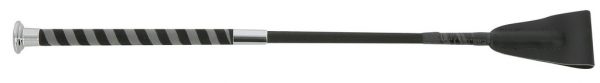FLECK - Cravache "Court" Noir/Gris