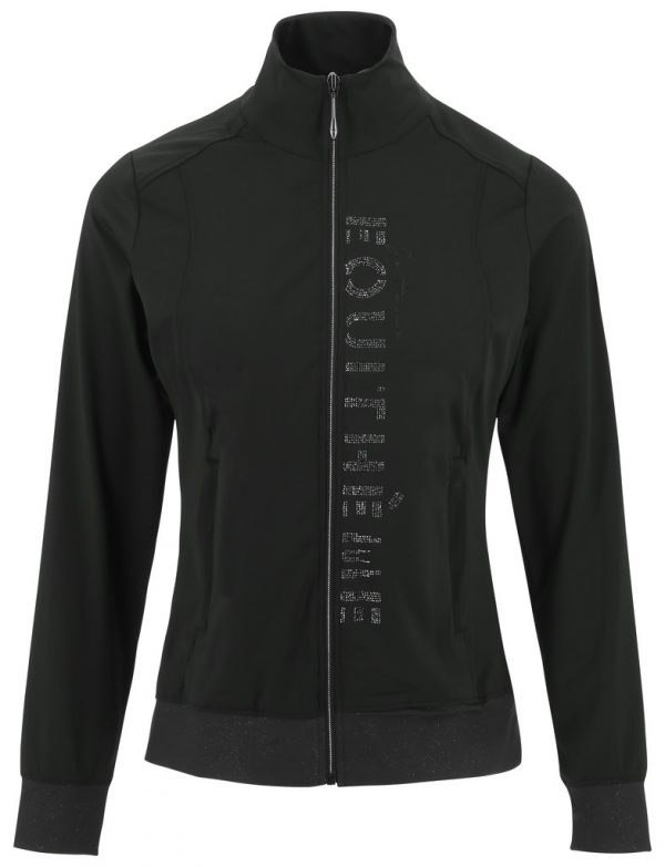 EQUITHEME - Veste "Charlene Je t'aime" Noir