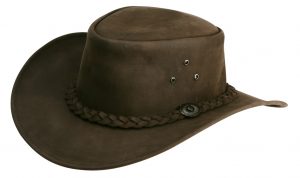 RANDOL'S - Chapeau "Huilé" Brun