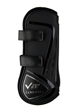 LAMI-CELL - Guêtres protège-tendon "V22" Velcro Noir