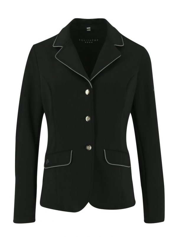 EQUITHEME - Veste de Concours "Soft Classic" Noir