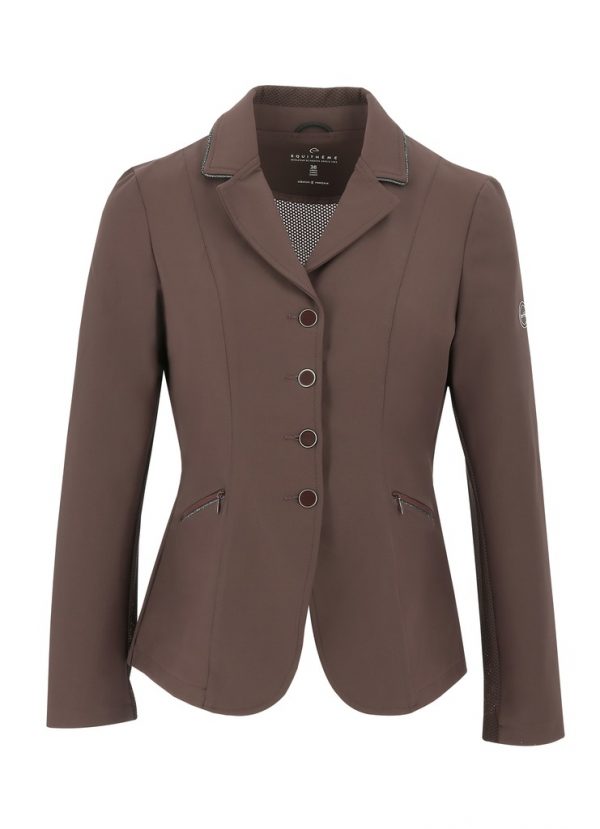 EQUITHEME - Veste de Concours "Oliva" Bordeaux