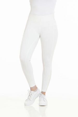 EQUITHEME - Legging de Concours "Brigitte" Blanc