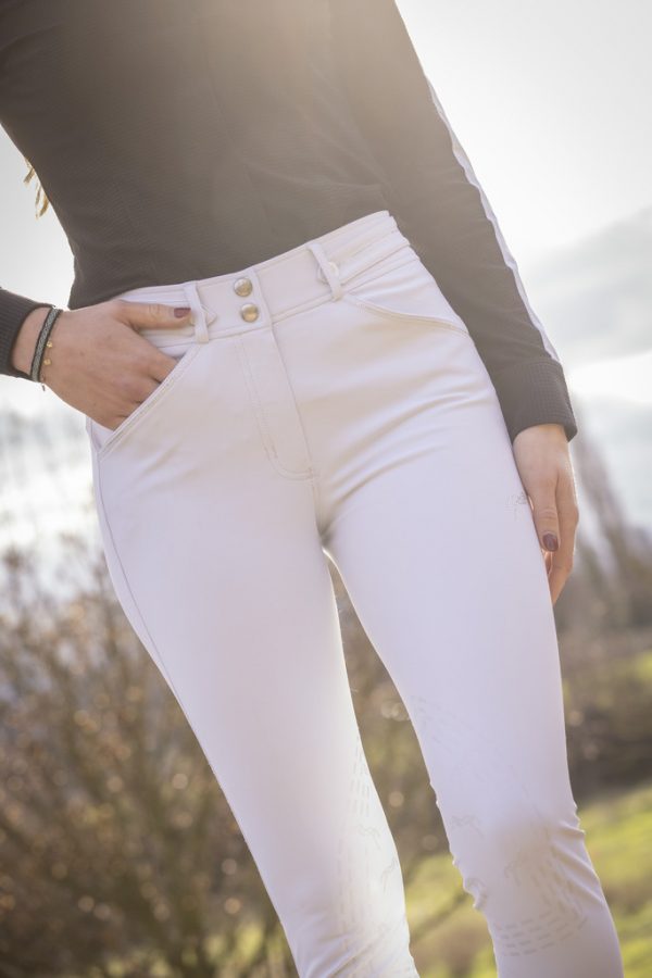 PENELOPE - Pantalon de Concours "Elégance" Blanc