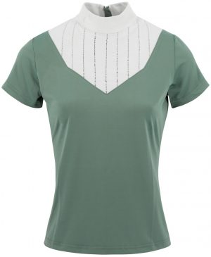 EQUITHEME - Polo de Concours "Funza" Vert sauge
