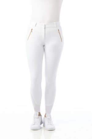 EQUITHEME - Pantalon de Concours "Kenya" Blanc