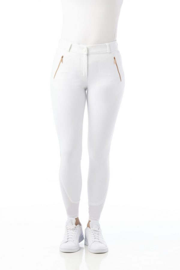 EQUITHEME - Pantalon de Concours "Kenya" Blanc