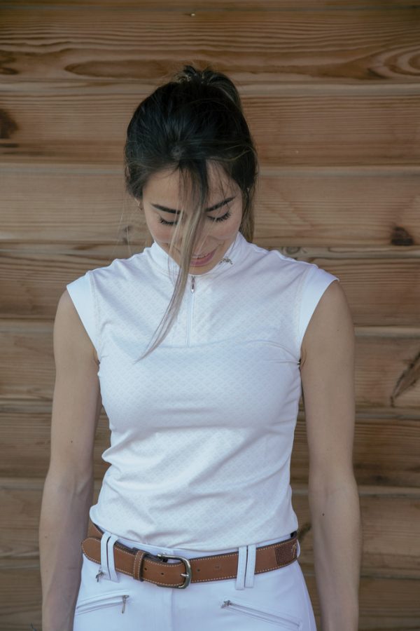 PENELOPE - Polo de Concours "Séville" Blanc