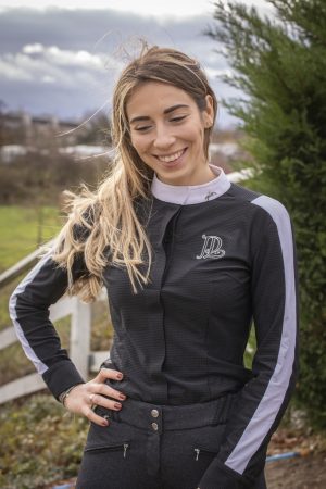 PENELOPE - Chemise de Concours "ShowShirt" Noir