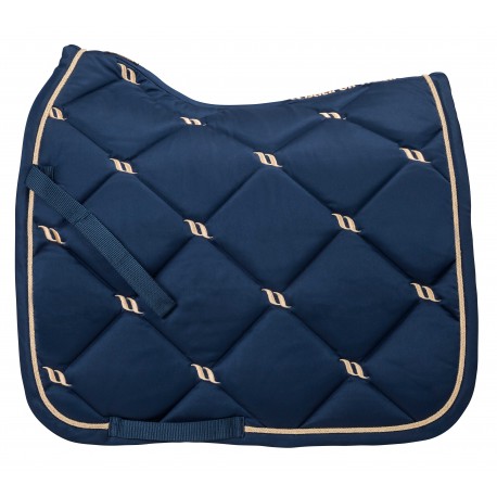 BACK ON TRACK - Tapis de selle de dressage "Night Collection" Bleu