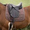 EQUITHEME - Tapis de Selle "Suède" Chocolat – Image 2