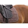 EQUITHEME - Tapis de Selle "Suède" Chocolat – Image 3