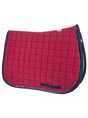 EDEN BY PENELOPE - Tapis de selle "Etoile" Rouge / Noir