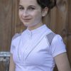 PENELOPE - Polo de Concours "Venise" Blanc/Taupe – Image 2