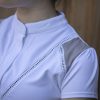 PENELOPE - Polo de Concours "Venise" Blanc/Taupe – Image 4
