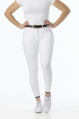 EQUITHEME - Pantalon de Concours "Yolande" Blanc