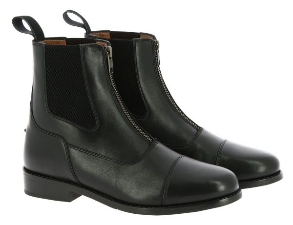 EQUITHEME - Boots "Origin" à zip Noir