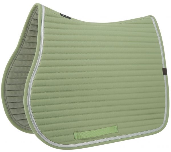 EQUITHEME - Tapis de selle "Spring" Vert clair