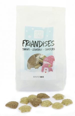 HIPPOTONIC - Bonbons "Winter Mix" goût pain d'épices, pomme-cannelle