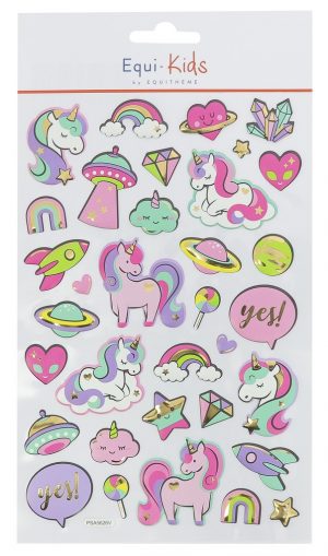 EQUI-KIDS - 35 Stickers "Relief"