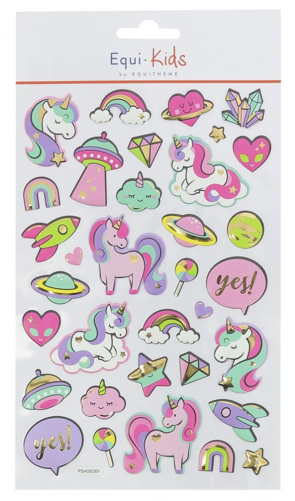 EQUI-KIDS - 35 Stickers "Relief"