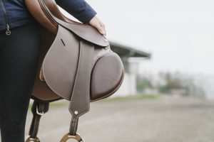 NORTON - Etrivières Monobranche Cuir "Confort"