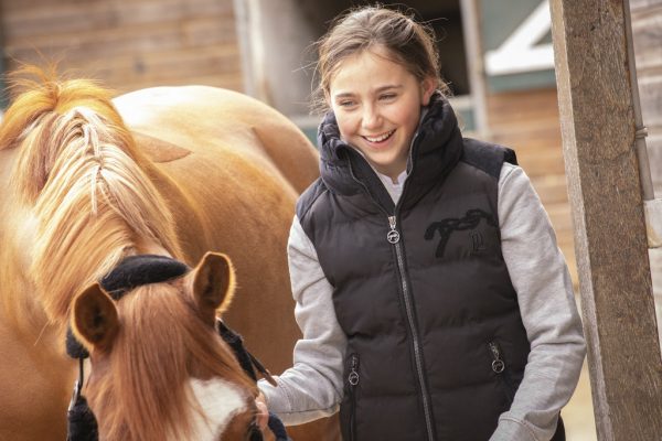 PENELOPE - Doudoune sans Manche "Sonia" 12/14 ans Noir