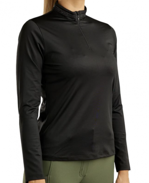 MONTAR - Polo "Avina" ML Noir