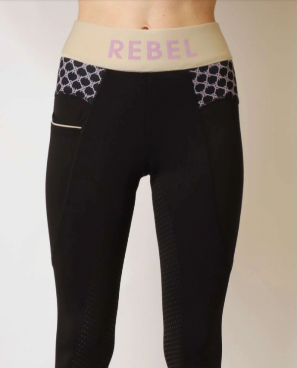 REBEL - Legging "AO Printed" Noir