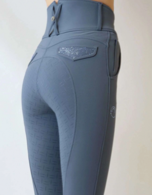 MONTAR - Pantalon "Briella" Bleu