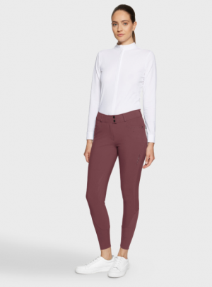 SAMSHIELD - Pantalon "DELICE" Amarante