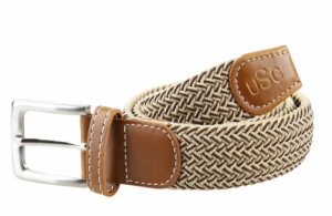 USG - Ceinture élastique "Breezy" Beige/Marron