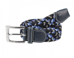 USG - Ceinture élastique "Casual" Marine/Gris/Bleu