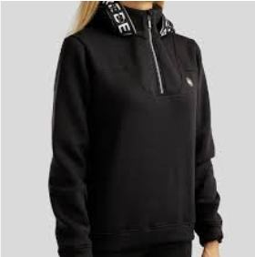REBEL - Sweat à Capuche "Quarter Zip"