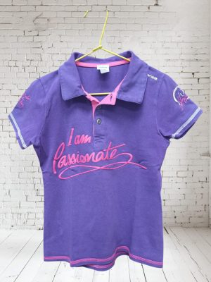 FOUGANZA - Polo MC Violet 10 ans
