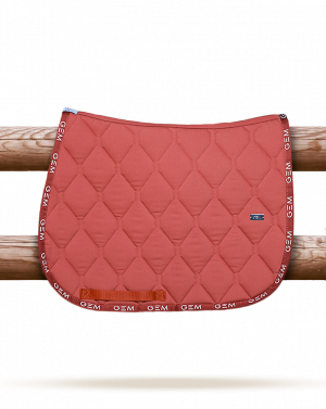 GEM - Tapis de selle "LOVE" Rouille