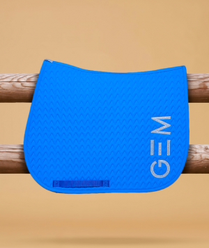 GEM - Tapis de selle "TEN" Bleu France