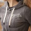 PENELOPE - Sweat-Shirt "TRESSY-FLOCK" Gris – Image 2