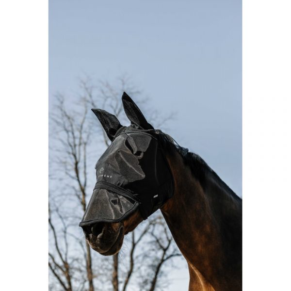 EQUITHEME - Masque anti-mouches anti-UV "Zipper"