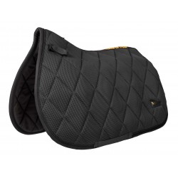 BACK ON TRACK - Tapis de selle "AirFlow" Noir