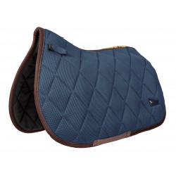 BACK ON TRACK - Tapis de selle "AirFlow" Bleu