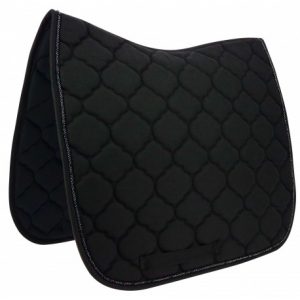 RIDING WORLD - Tapis de selle "Rope" Noir