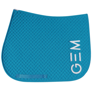GEM - Tapis de selle "TEN" Bleu petrol