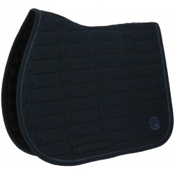 EQUITHEME - Tapis de selle "Origine je t'aime" Bleu